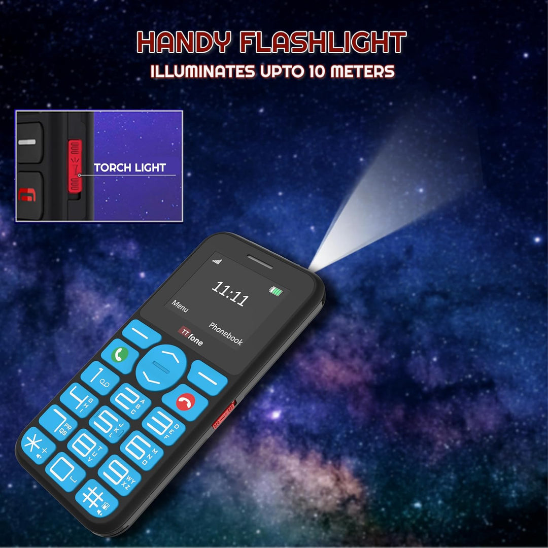 TTfone TT190 Big Button Basic Senior Unlocked Emergency Mobile Phone - Einfach billigstes Telefon wi