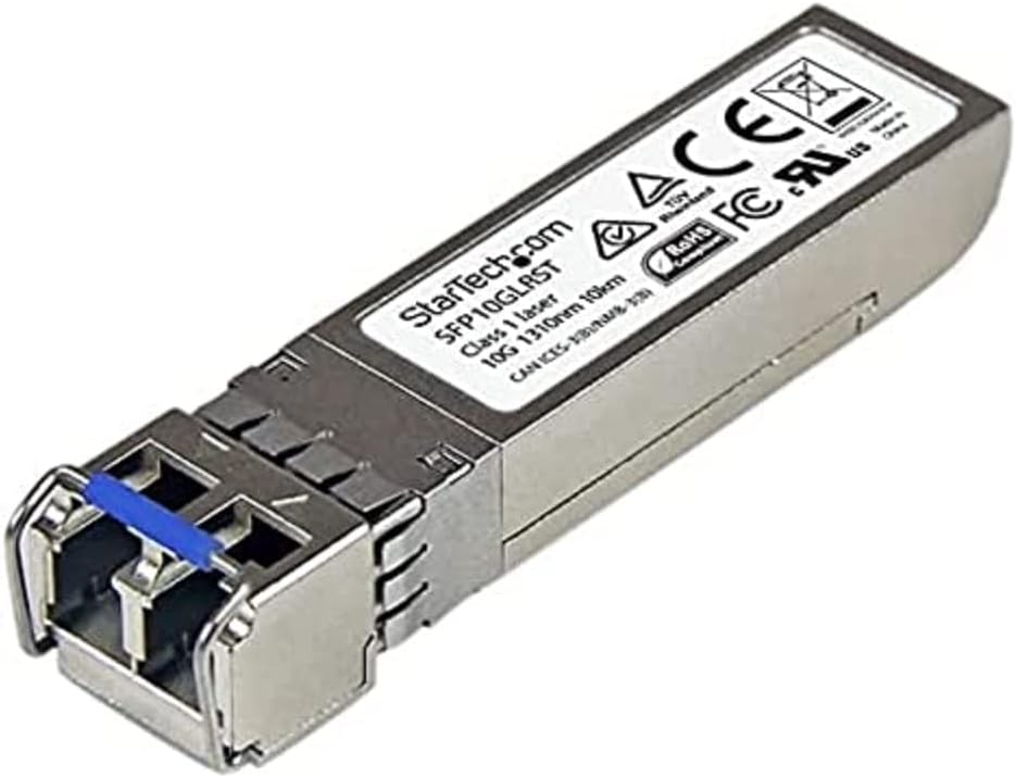 StarTech.com 10 Gigabit LWL SFP+ Transceiver Module, Cisco SFP-10G-LR kompatibel, SM LC 10 km, Mini