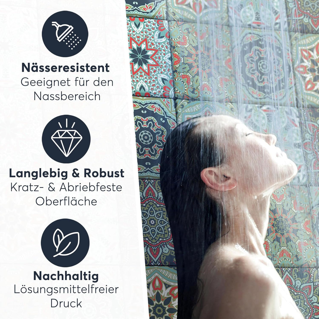 CREATISTO Klebefliesen Stickerfliesen Fliesenfolie - Selbstklebende Fliesen Folie I Klebefliesen Dek