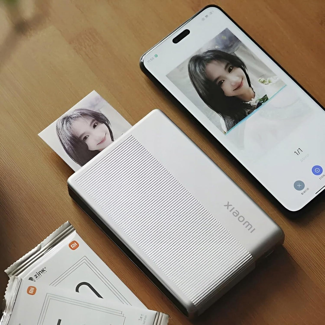 Xiaomi Tragbarer Fotodrucker, 1S, tintenloser Druck, dünn, 180 g, Ultraleicht, Bluetooth-Verbindung,