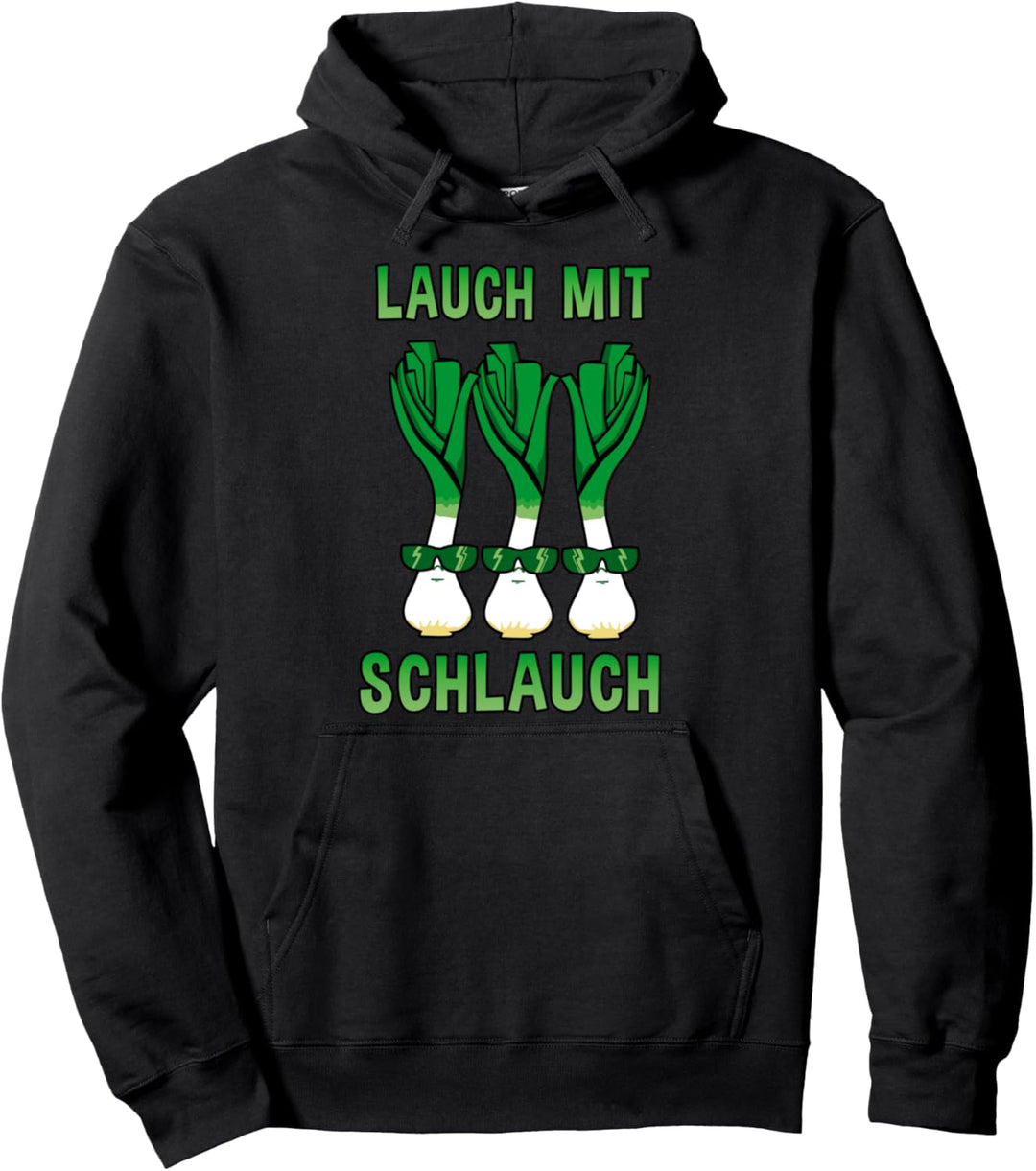 Lauch mit Schlauch Lustiges Für Dünne Männer Pullover Hoodie