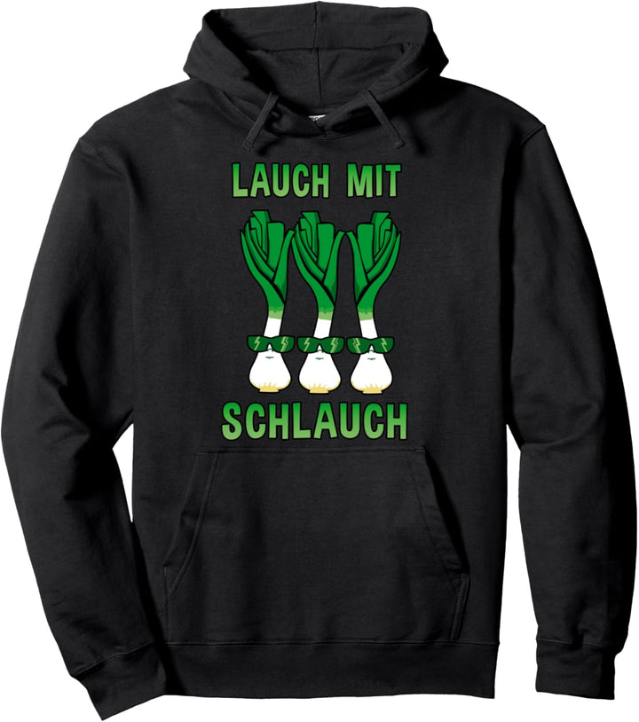 Lauch mit Schlauch Lustiges Für Dünne Männer Pullover Hoodie