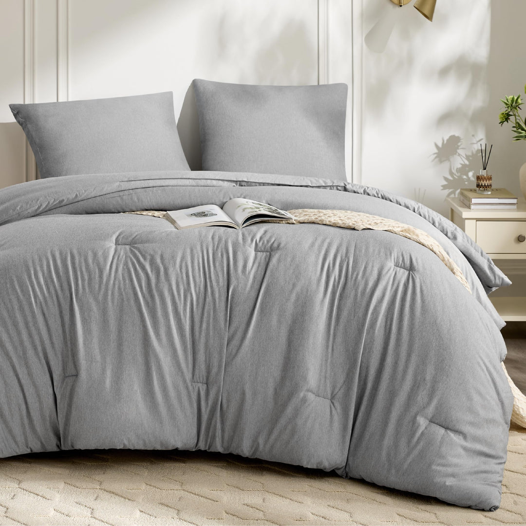BEDSURE Bettdecke Ohne Bezug 135x200 - Bettdecke 135x200 mit Kissenbezug 80x80 cm - Kationische 2-te
