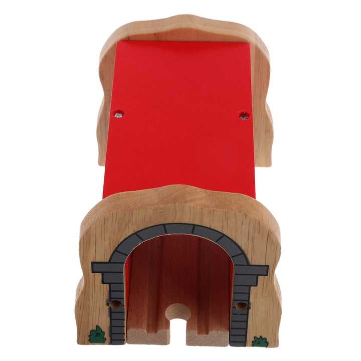 BESTonZON Holzeisenbahn Zubehör Tunnelerweiterung Holzmodell Eisenbahntunnel Für Kinder Spielzeug Kr