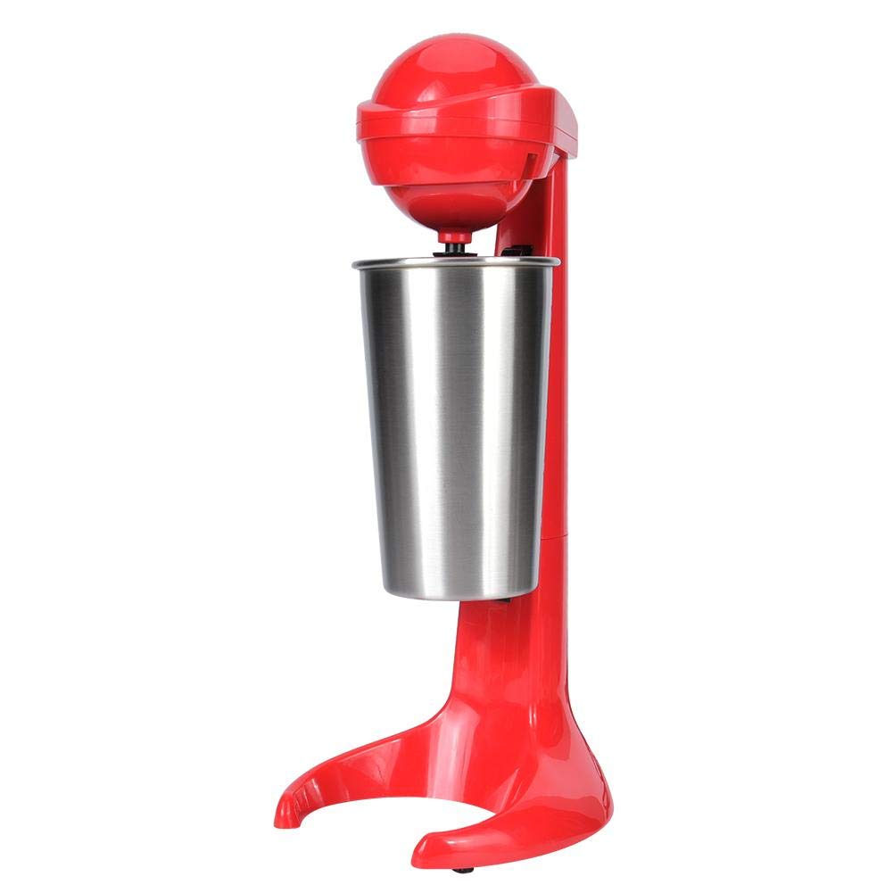 Doppelkopf-Milchshake machen und trinken Mixer Elektrische Milchshake-Maschine Kaffeemilch-Mixer für