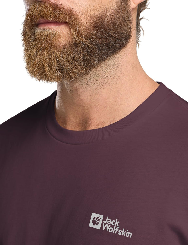 Jack Wolfskin Herren Essential T M T-Shirt S Amaranth, S Amaranth