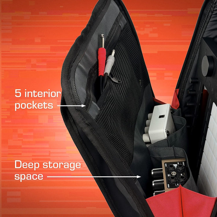 Analog Cases TRAKPACK Backpack, Geräterucksack (robuster Transportrucksack, für Produzenten und DJs,