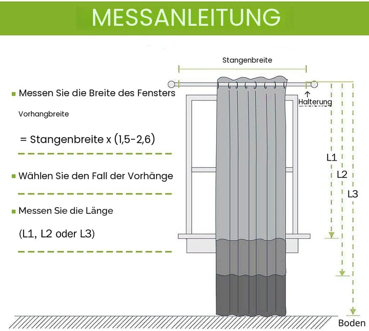 PONY DANCE Extra Lange Gardinen und Vorhänge Halbtransparent Leinen Gardinen mit Ösen 2er Set Halbtr