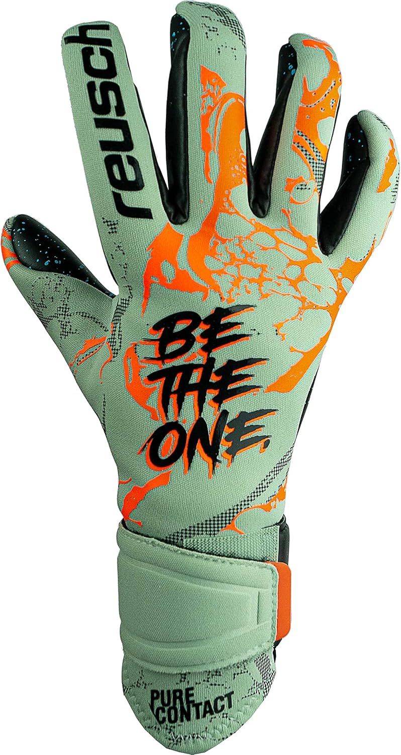 Reusch Unisex – Erwachsene Torwarthandschuhe Pure Contact Fusion mit Hervorragendem Grip und Innenna