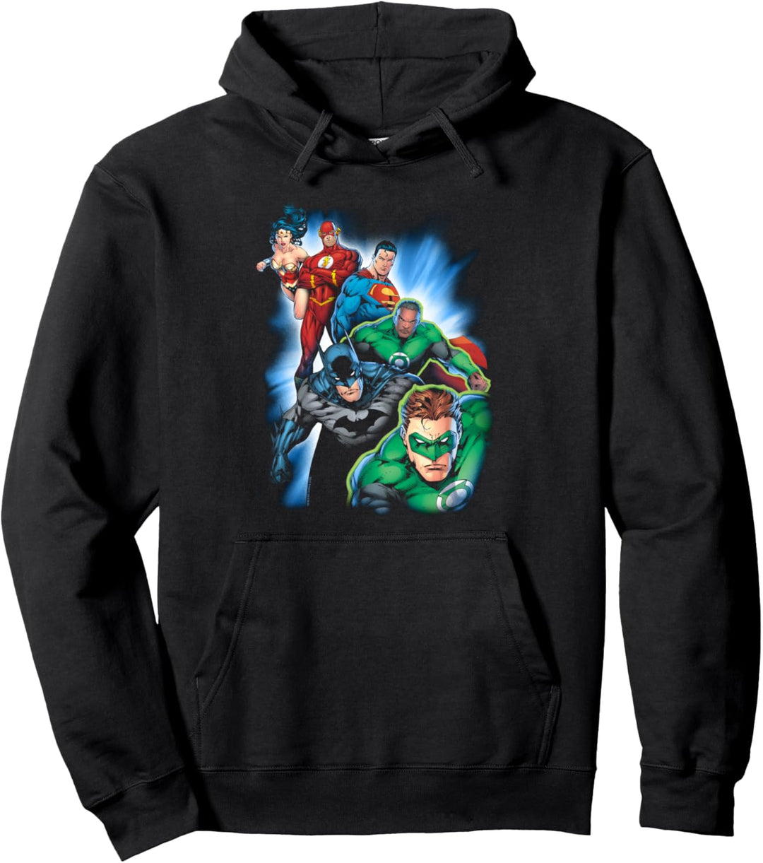 Justice League Heroes Unite Pullover Hoodie