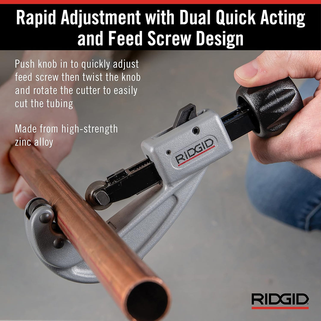 RIDGID 31632 Modell 151 Schnelleinstellbarer Rohrabschneider, Rohrabschneider von 6 mm bis 42 mm Sin