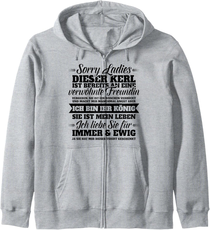 Sorry Ladys dieser Kerl Freund Ehemann Paar Geschenk Kapuzenjacke