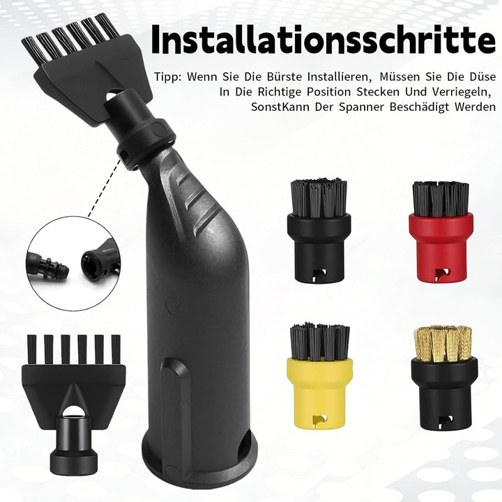 12 Stück Kompatibel für Kärcher Dampfreiniger Zubehör, Ersatzteile für Dampfreiniger Kärcher SC1 SC2