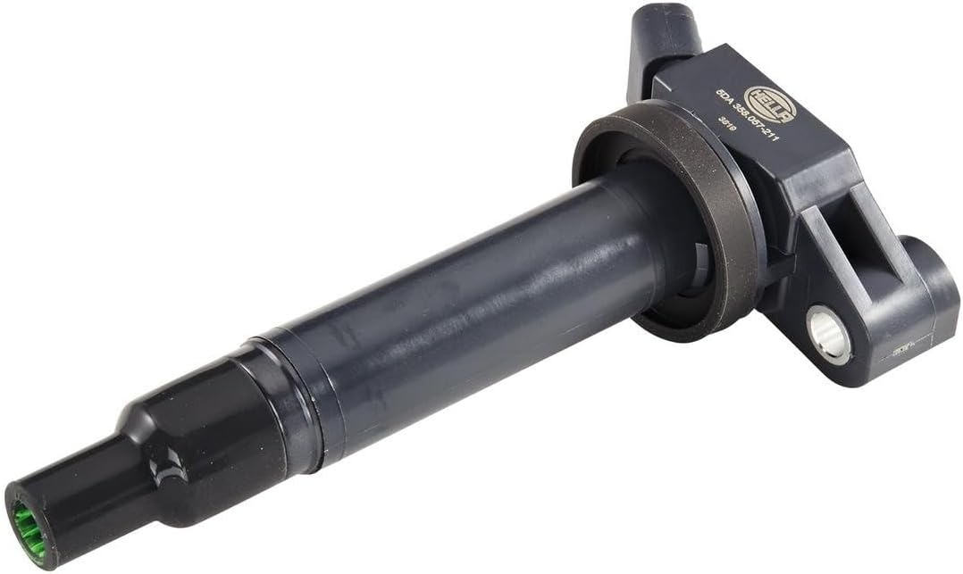 HELLA 5DA 358 057-211 Zündspule - 4-polig - Kerzenschachtzündspule - geschraubt