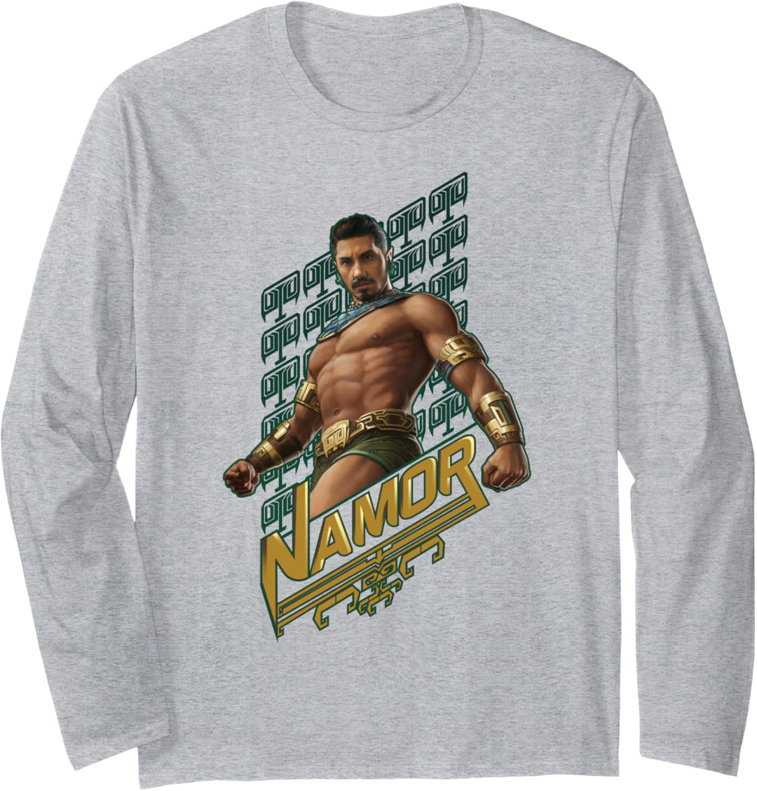 Marvel Black Panther: Wakanda Forever Namor Character Langarmshirt