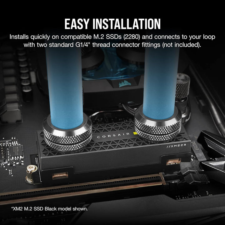 Corsair Hydro X Series XM2 M.2 SSD-Wasserkühler (Integrieren Sie Ihre M.2 SSD in einen individuellen