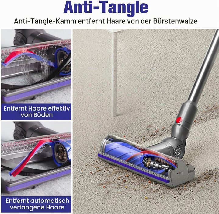Motorbar Ersatz-Bodendüse für Dyson V12 Detect Slim/Absolute/Origin Staubsauger, Elektrobürste Motor