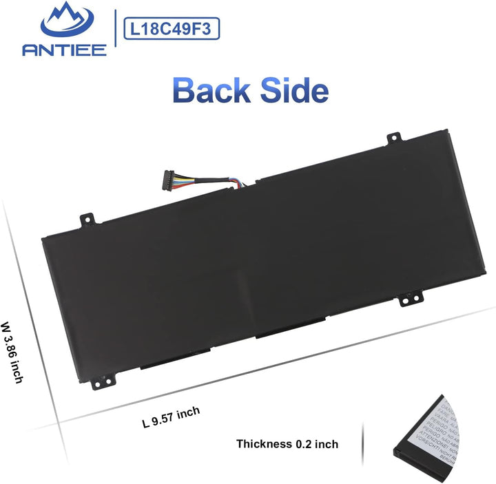 15.36V 45Wh L18C4PF3 L18C4PF4 Laptop Battery Compatible with Lenovo ideapad C340-14API C340-14IML C3