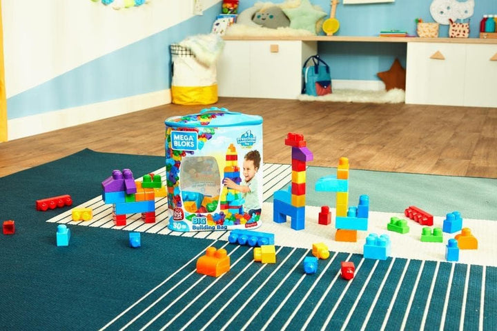Mattel Mega Bloks First Builders Bausteinebeutel Large 80 Teile