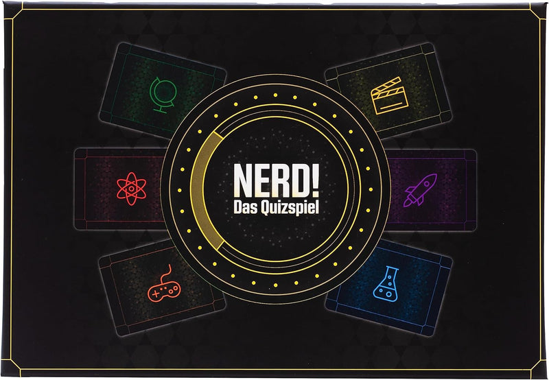 getDigital Nerd-Quiz Wissensspiel (Deutsch) - Ratespiel Kartenspiel mit Fragen zu verschiedenen Fand