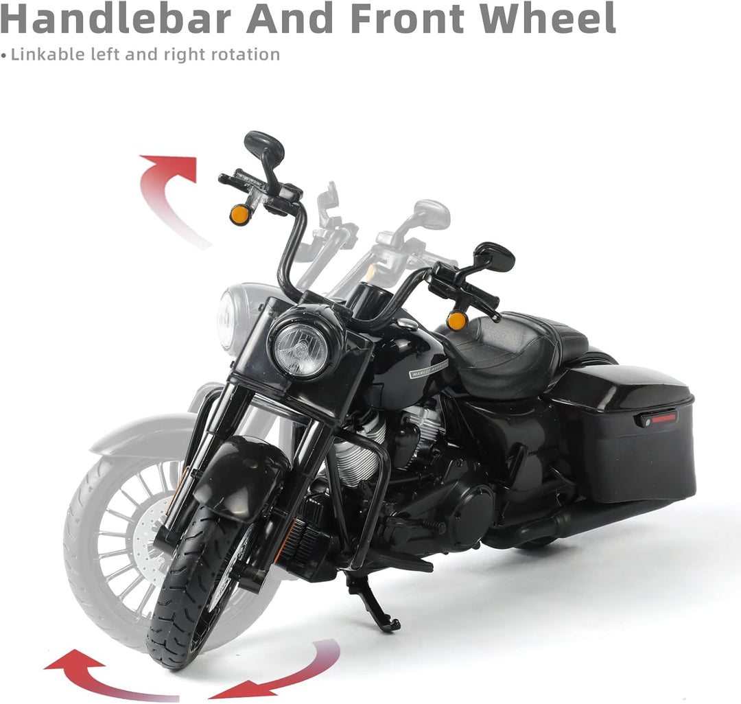 Motorradspielzeug kompatibel für Harley Davidson 1:12 Mini Motorradmodell Dascast Moto für 5-7 Zoll
