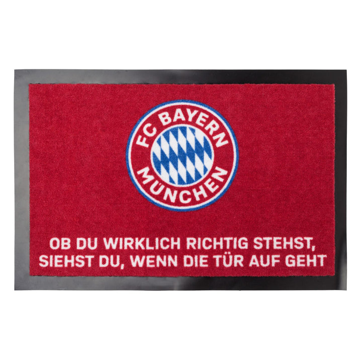 FC Bayern München Fussmatte I Schmutzfangmatte I Fussabstreifer I Spruch I Fussball
