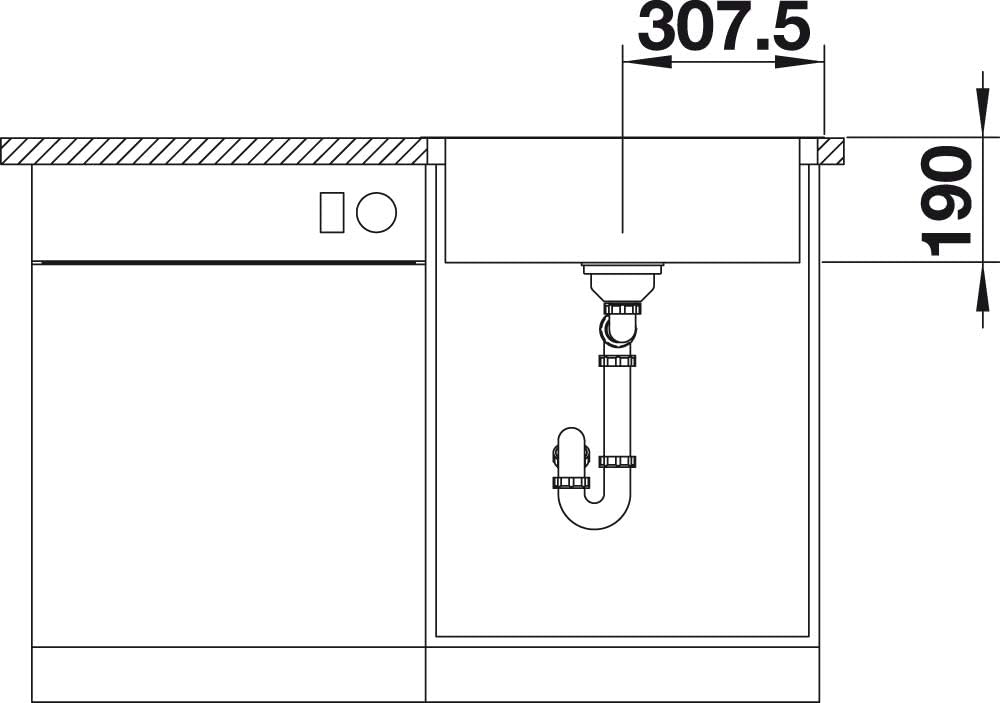 BLANCO LEMIS 6-IF | Edelstahl | Einbauart: Einbau von Oben & Flächenbündig | mit Ablauffernbedienung