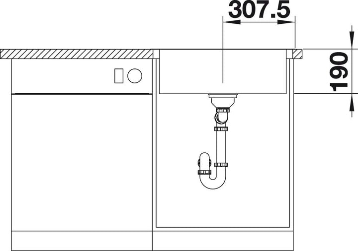 BLANCO LEMIS 6-IF | Edelstahl | Einbauart: Einbau von Oben & Flächenbündig | mit Ablauffernbedienung