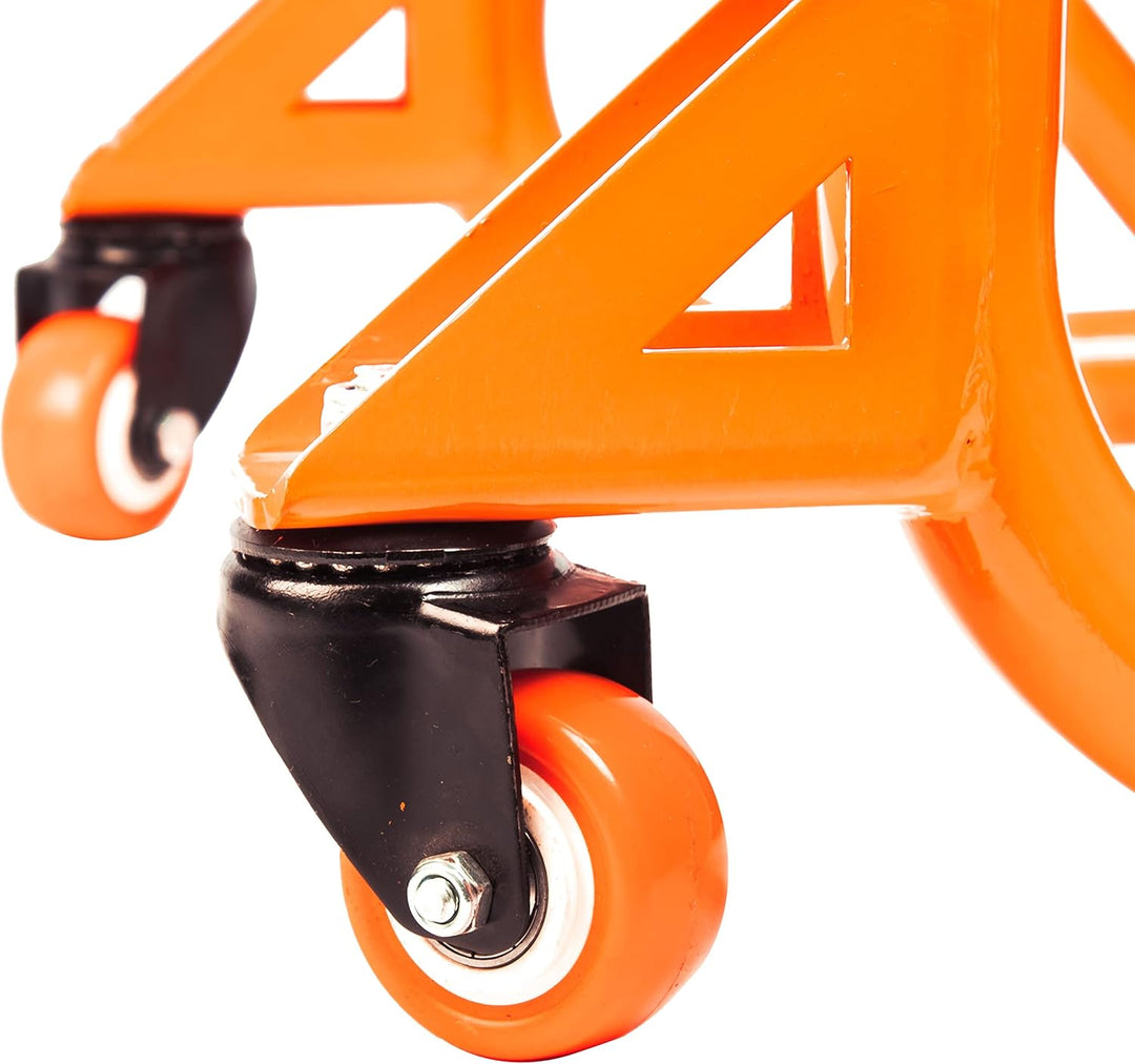 Grand Pitstop Universal Adjustable Rear Paddock Stand for Motorcycle with Swingarm Rest (360° Disman