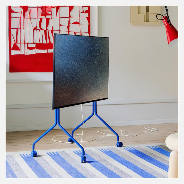 Pedestal Moon Rollin’ TV Ständer Rollbar für Bildschirm 40 bis 70 Zoll | Mobiler Fernsehständer mit