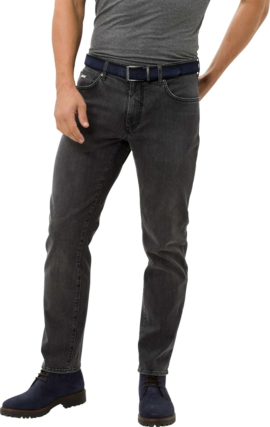 BRAX Herren Style Cadiz Masterpiece Five-Pocket Jeans 40W / 36L Grey Used, 40W / 36L Grey Used