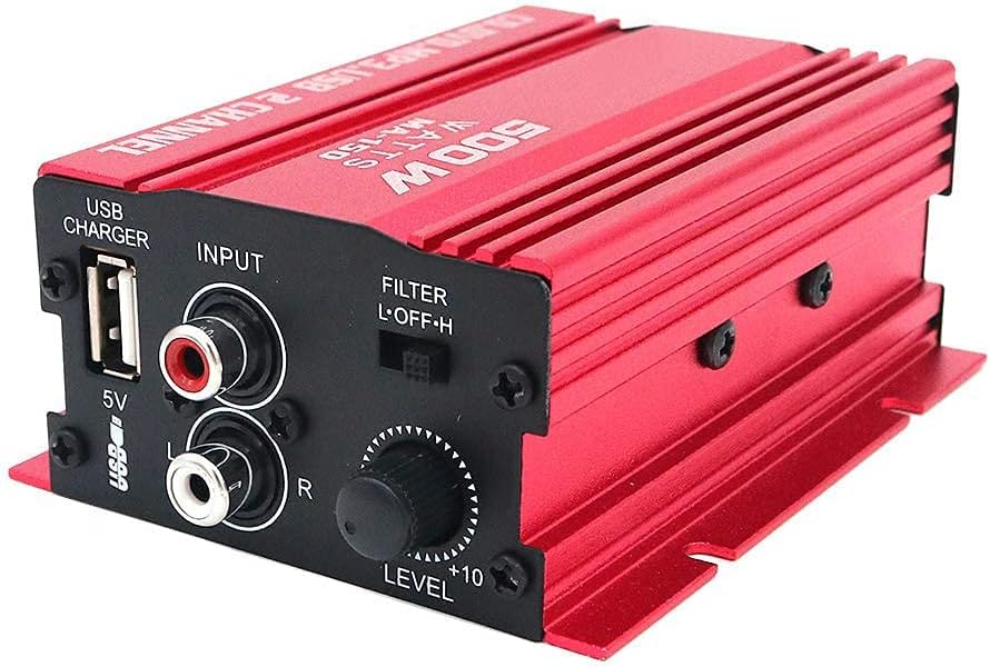 MA150 12V Mini 2CH HiFi-Stereo-Auto-Leistungsverstärker MP3-Audio-Lautsprecher mit USB