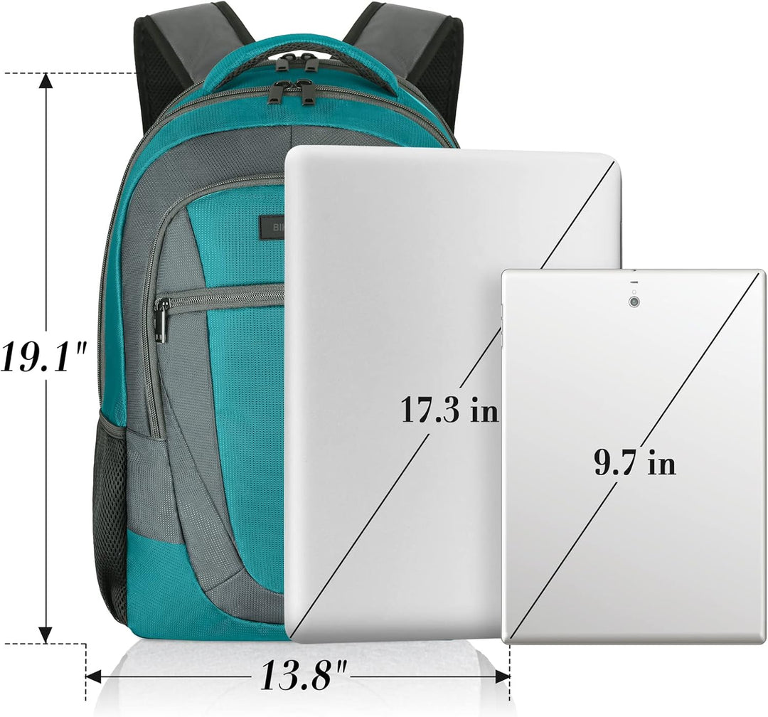 BIKROD Rucksack Herren und Damen, Schulrucksack Jungen Mädchen Teenager, Wasserdicht Rucksack | 17.3