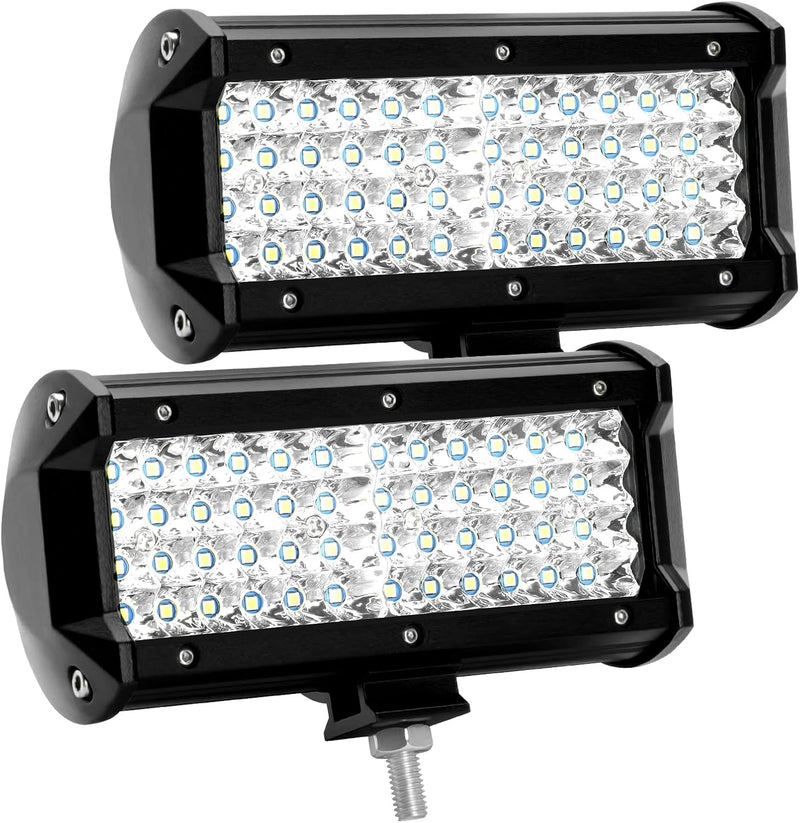 Kraumi LED Arbeitsscheinwerfer 7 Zoll 288W Cree LED Zusatzscheinwerfer 12V 28,700lm Auto Scheinwerfe