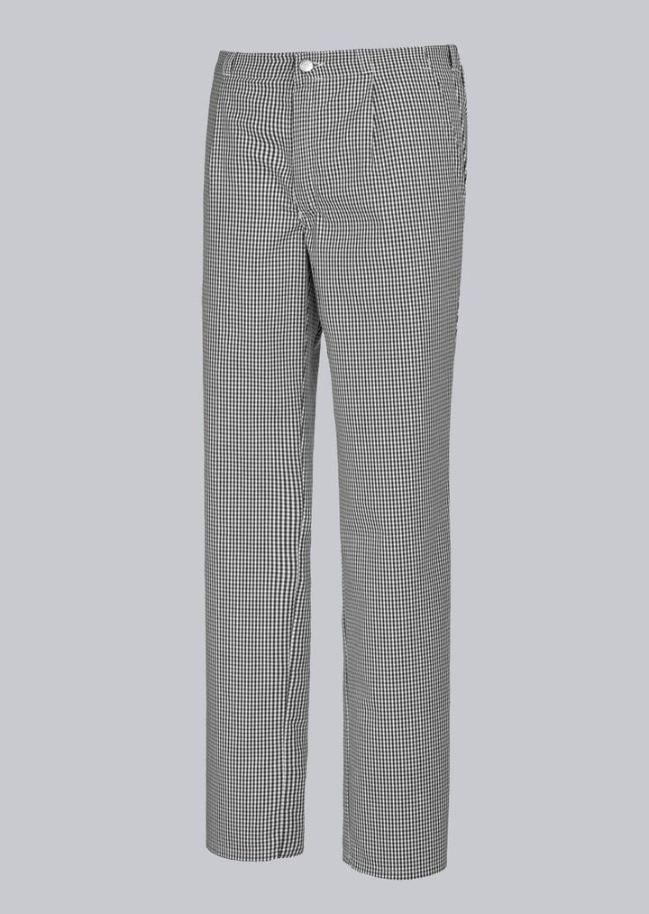BP 1650-801-33-48 Koch-/Bäckerhose, mit Bundfalten und Taschen, 215,00 g/m² Stoffmischung, schwarz-w