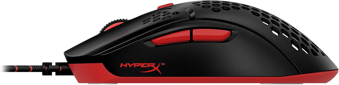 HyperX Pulsefire Haste Gaming-Maus – Ultraleicht, 59g, Wabenschale, Hex-Design, Hyperflex-Kabel, bis
