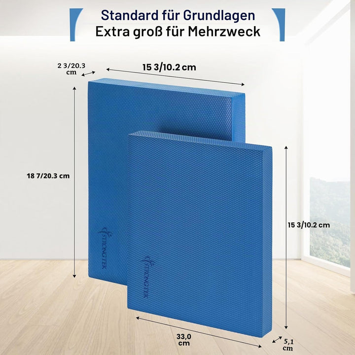 StrongTek Extra breites Schaumstoff-Balance-Pad für Physiotherapie, 48,3 x 40,1 x 6,1 cm, hochdichte