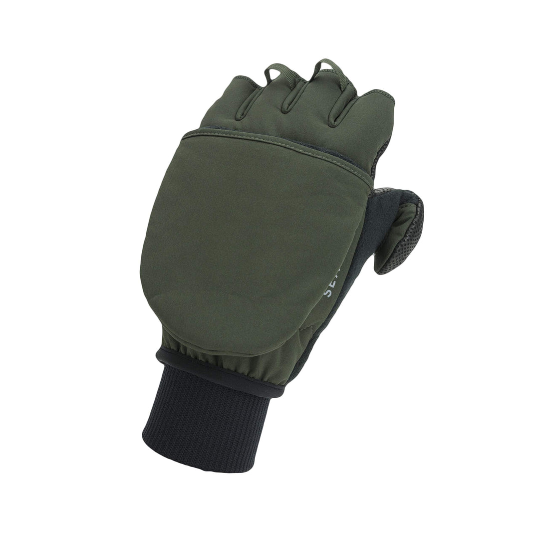 Sealskinz Unisex Kaltes Wetter Winddichter Fausthandschuh Olive Green/Black S, Olive Green/Black S