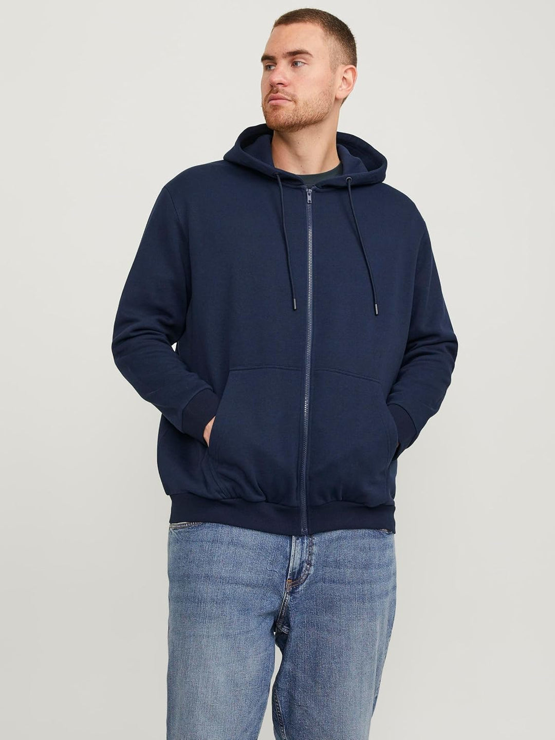 JACK & JONES Hoody Herren mit Kapuze S Navy Blazer, S Navy Blazer