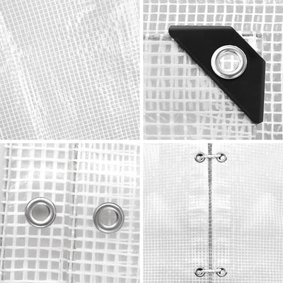 Plane Abdeck-Plane Wasserdicht Gewebe-Plane mit Ösen - Tarp - Schutzplane für alle Wetterbedingungen