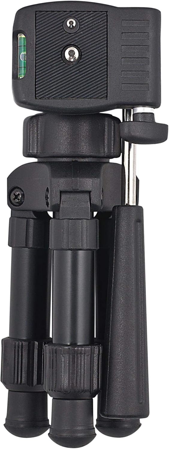 Kaiser Fototechnik Kamera Tischstativ für DSLR mit Mittelsäule, 6045, Schwarz