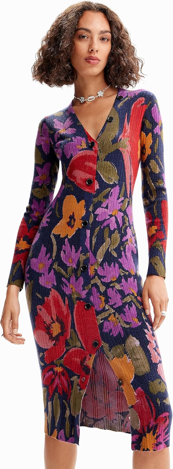 Desigual Damen Vest_Delaware Dress XS Material Finishes, XS Material Finishes