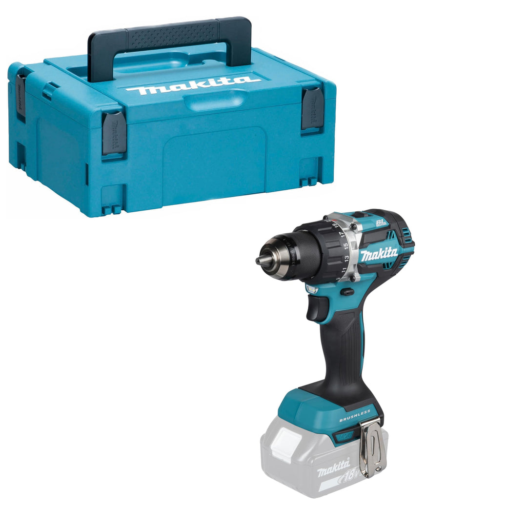 Makita DDF 484 ZJ Akku Bohrschrauber brushless 18V 54Nm Solo im Makpac - ohne Akku und Ladegerät
