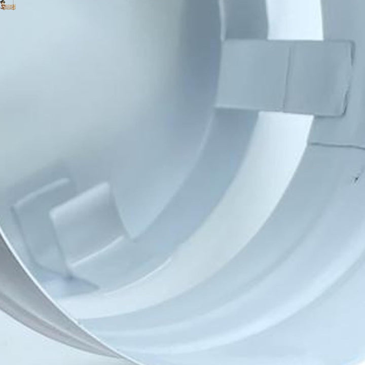 Schmutzfänger mit 3 Ringen für Luft, Rauch oder Gase, weiss lackiertes Blech (Ø 110 mm), Ø 110