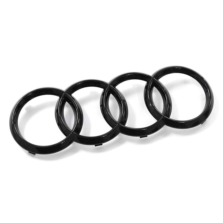 Audi 83A071801 Zeichen Kühlergrill Ringe Black Edition Emblem Blackline Logo Schwarz