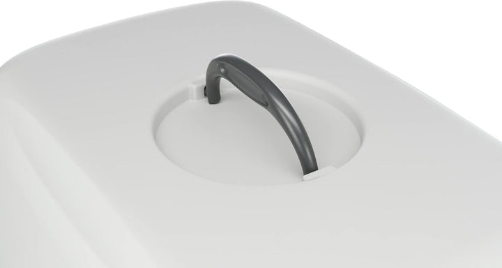 TRIXIE Katzentoilette Vico, mit Haube, 40 × 40 × 56 cm, dunkelgrau/hellgrau dunkelgrau/hellgrau 40 ×