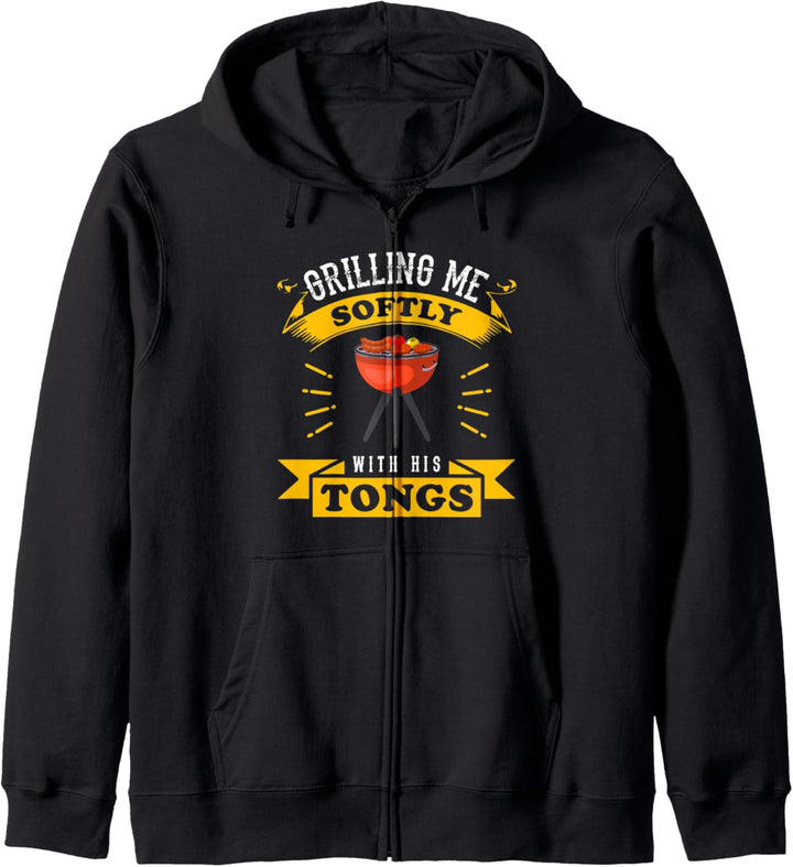 BBQ Grilling Me Softly Grillmaster BBQ Meat Lover Gift Kapuzenjacke