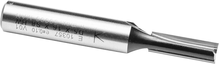 ENT 10357 Nutfräser HW, Schaft (S) 8 mm, Durchmesser (D) 5 mm, NL 16 mm, SL 32 mm, GL 53 mm D=25 / N