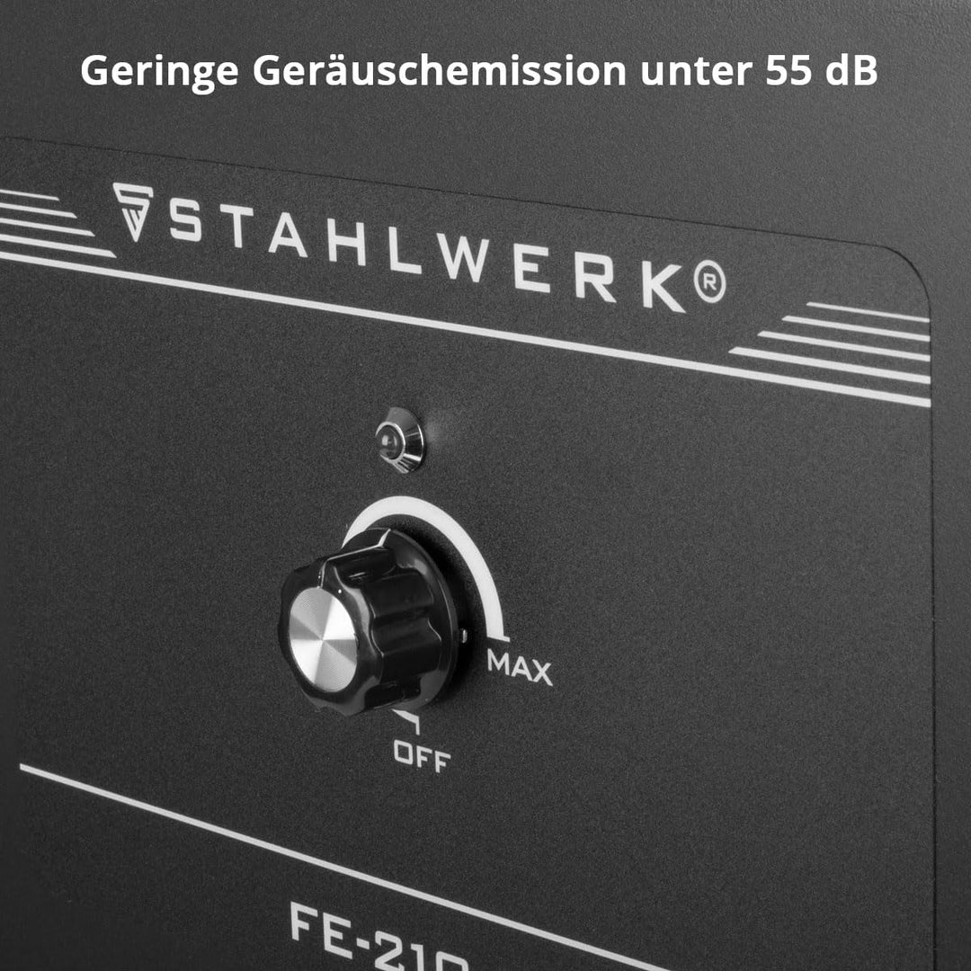STAHLWERK Rauchabsaugung FE-210 ST mit 3-fach-Filter und 210 W Absauganlage | Rauchabsorber | Raucha