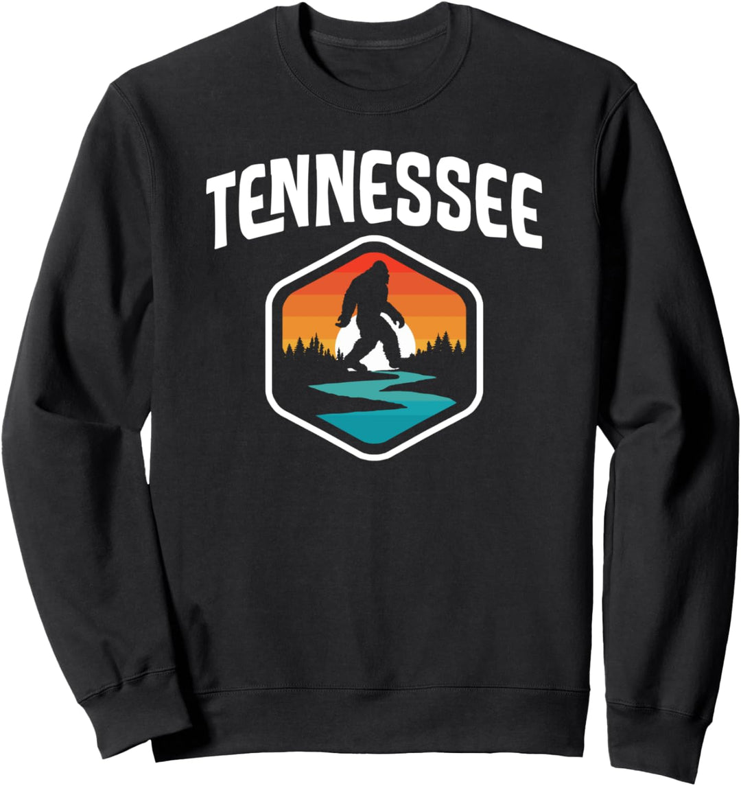 Tennessee Vintage Bigfoot Outdoor & State Pride Nature Sweatshirt